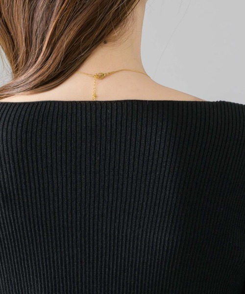 「NEUNA」 ニットワンピース LARGE アイボリー レディース_画像2