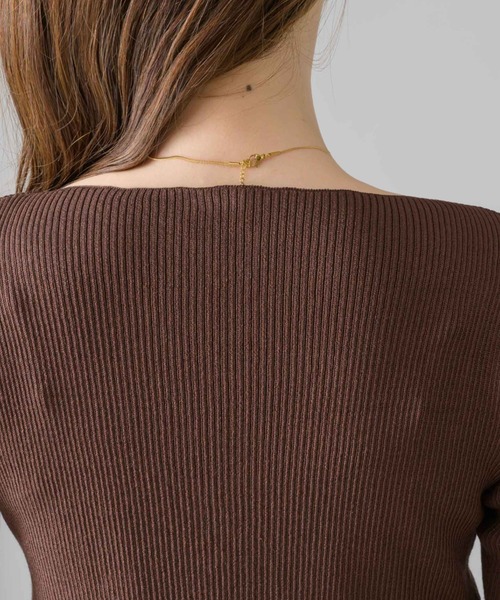 「NEUNA」 ニットワンピース LARGE アイボリー レディース_画像8