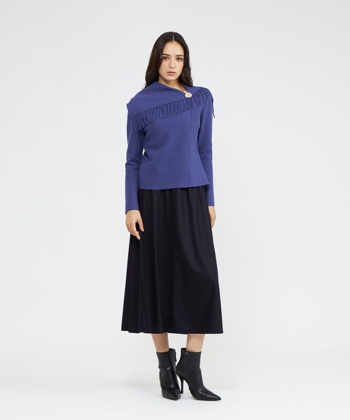 EPOCA（エポカ） ニット セーター 「La maglia due」 フリンジニット