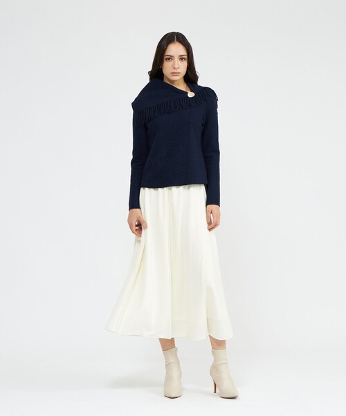 EPOCA（エポカ） ニット セーター 「La maglia due」 フリンジニット