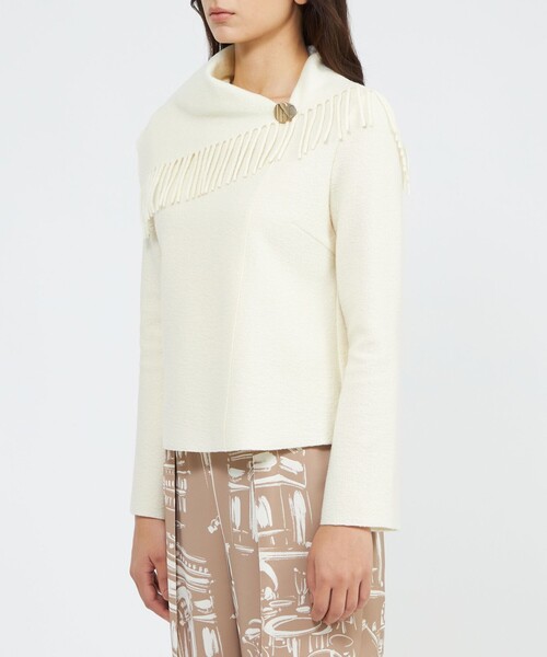 EPOCA（エポカ） ニット セーター 「La maglia due」 フリンジニット