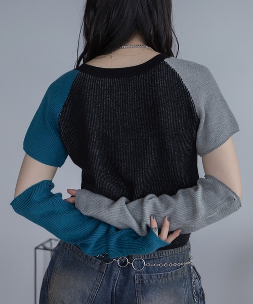 アメリ トップス rienda | 2WAYチェーンネックアメスリニットトップス (タンクトップ