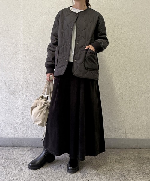 ikka（イッカ） パンツ ベロアツイルラップフウスカーチョ レディース