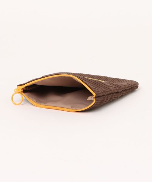 ポーチ 「公式」TOM and JERRY フロッキー配色フラットポーチ