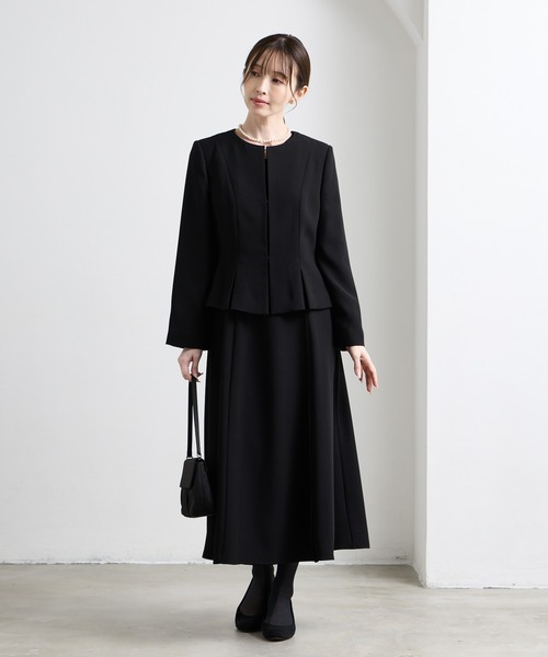 AIMER フォーマルワンピース　コサージュ付き AIMER（エメ） ワンピース 卒業式 「喪服・礼服・WEB限定