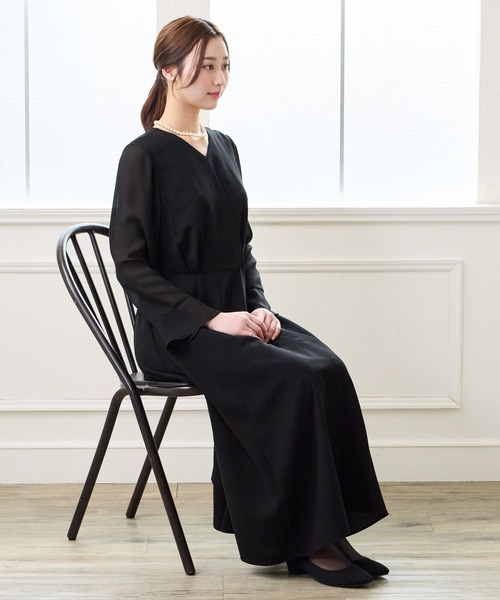 AIMER（エメ） パーティードレス 喪服 ワンピース 卒業式 「喪服・礼服