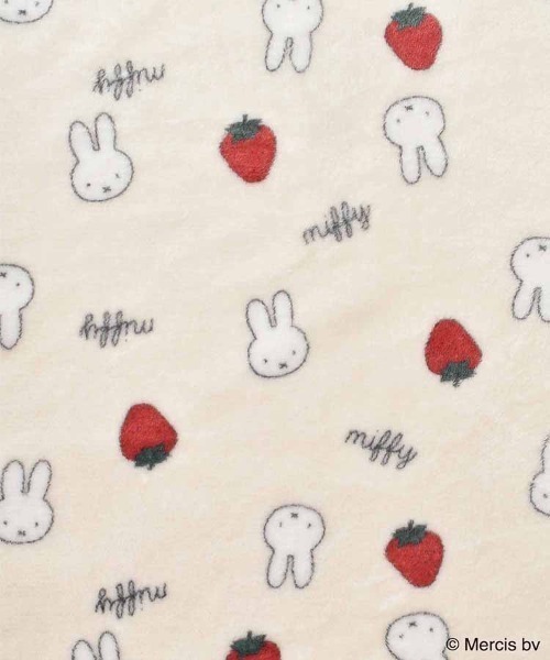 Miffy（ミッフィー） ブランケット ミッフィーいちご柄ブランケット