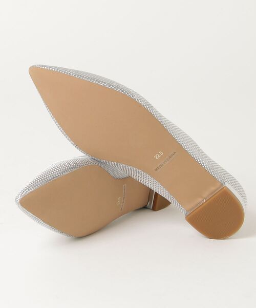 「green label relaxing」 フラットパンプス 23cm ブラック レディース_画像3