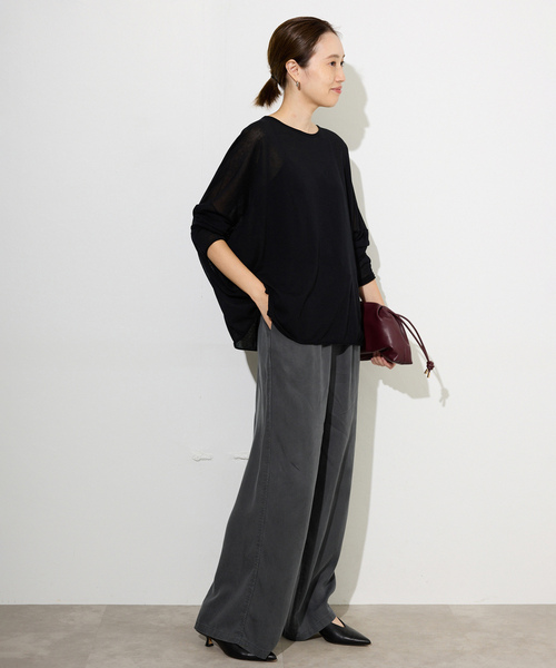 「SLOBE IENA」 イージーパンツ 38 ベージュ レディース_画像5