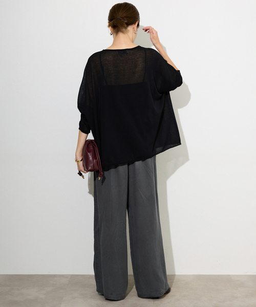 「SLOBE IENA」 イージーパンツ 38 ベージュ レディース_画像6