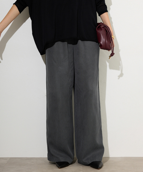 「SLOBE IENA」 イージーパンツ 38 ベージュ レディース_画像7