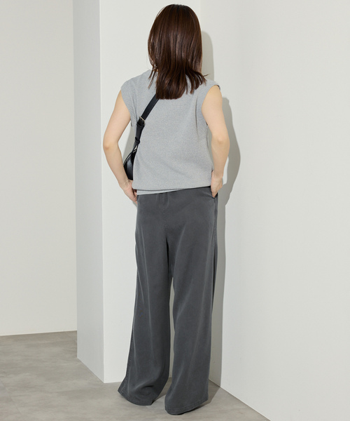 「SLOBE IENA」 イージーパンツ 38 ベージュ レディース_画像10