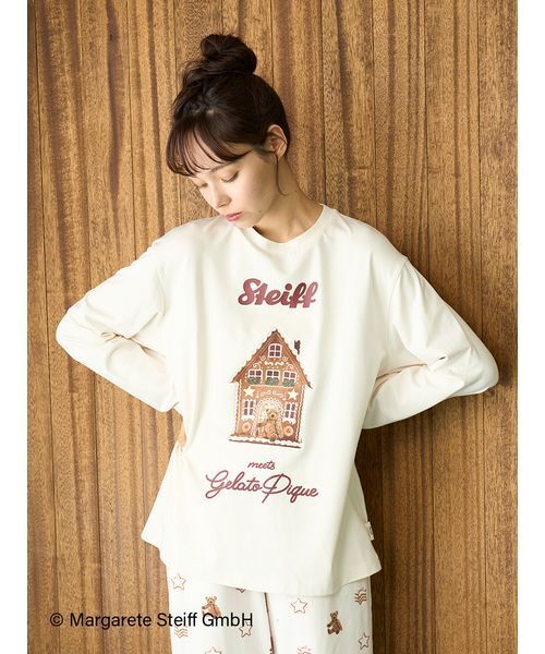gelato pique（ジェラートピケ） パジャマ ルームウェア 「Steiff