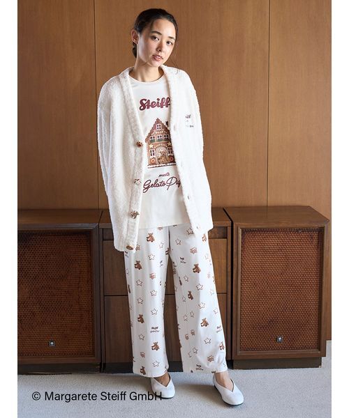 gelato pique（ジェラートピケ） パジャマ ルームウェア 「Steiff