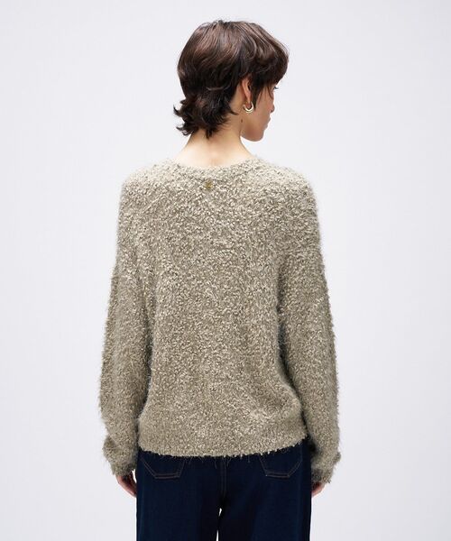 cloenc（クロエンス） ニット セーター 「手洗い可」ポコポコフェザー