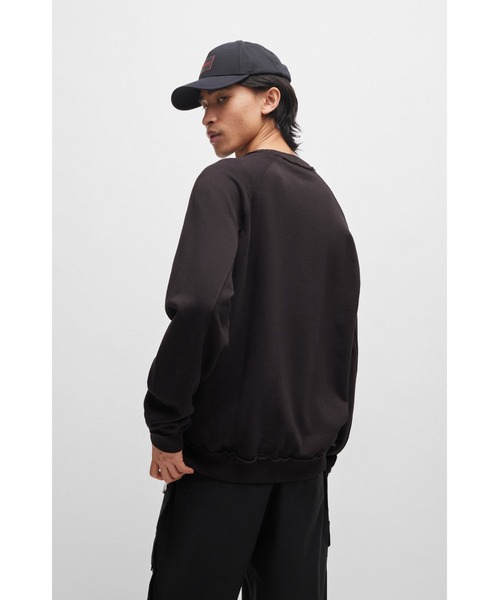 HUGO 「HUGO」 スウェットカットソー M ブラック メンズ : ZOZOTOWN