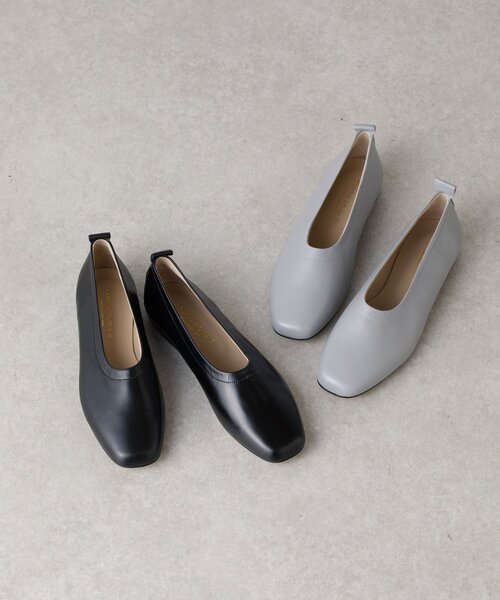 ✨新品未使用品✨定価2.4万　CORSO ROMA9 フラットパンプス　23.5 BEARDSLEY（ビアズリー） パンプス 「CORSO ROMA 9」レザーフラット