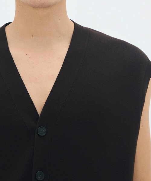 これからの季節にCABaN キャバン コットンカシミヤ　ベスト CABaN（キャバン） ： コットンカシミヤ クルーネックベスト / 全4色