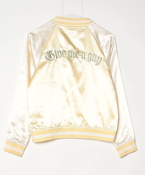 「WC」 スカジャン M イエロー レディース_画像2