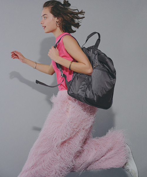 「LeSportsac」 リュック FREE グレー レディース_画像6