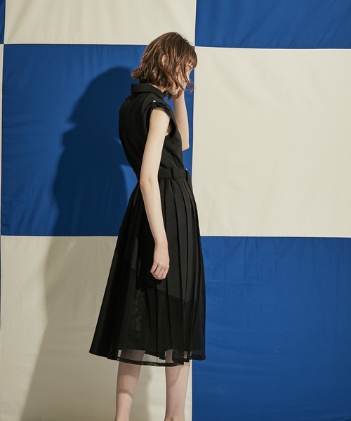 「UNITED TOKYO」 シャツワンピース FREE ベージュ レディース_画像2