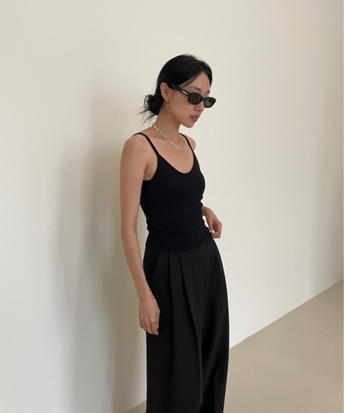 「Didot.showroom」 スラックス M スモークグレー レディース_画像3