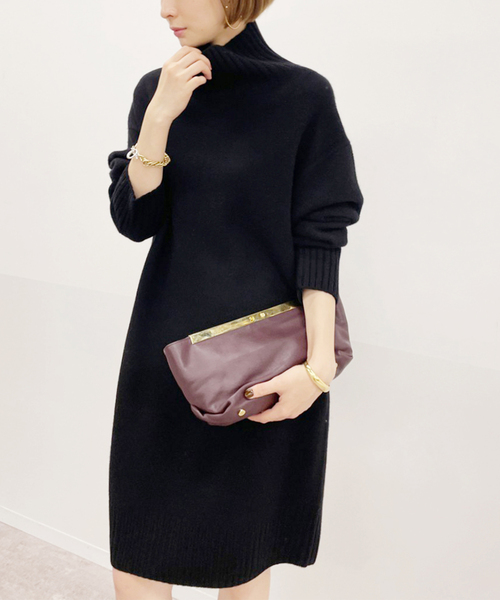 プラージュ　　ニットワンピース plage（プラージュ） ニットワンピース 38 ベージュ レディース