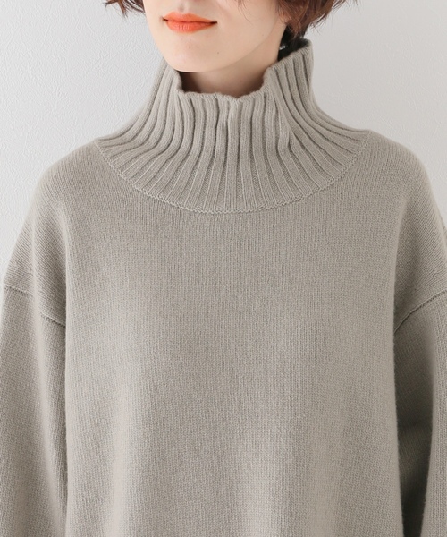 plage（プラージュ） ニットワンピース 38 ベージュ レディース