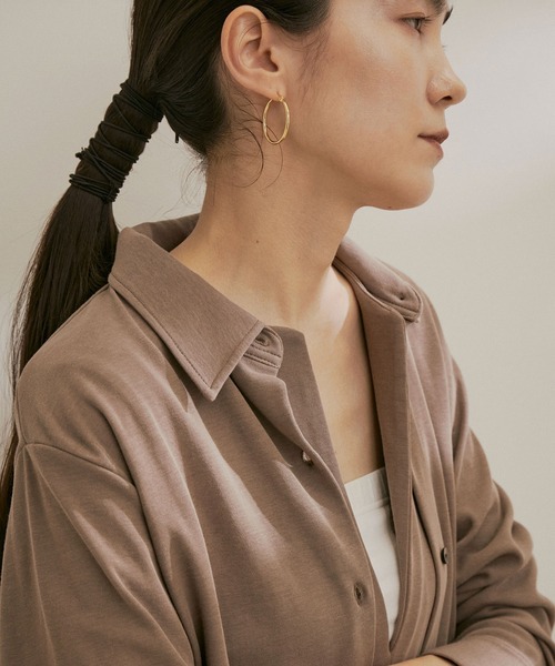 「SALON adam et rope'」 長袖シャツ FREE ブラウン系その他2 レディース_画像5