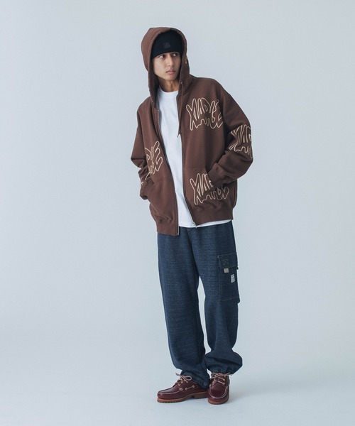 XLARGE（エクストラ ラージ） ニットキャップ ONE SIZE ブラウン