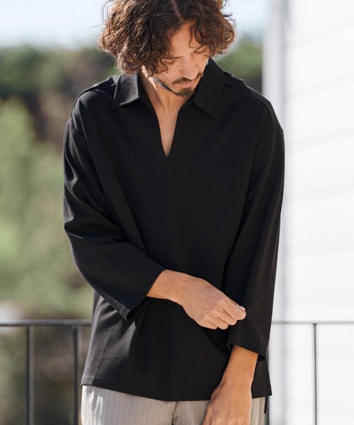 ポロシャツ ms6347- Ponti Skipper 3-4 Sleeve Polo Shirts 7分袖ポロシャツ(S61326cmb) メンズ