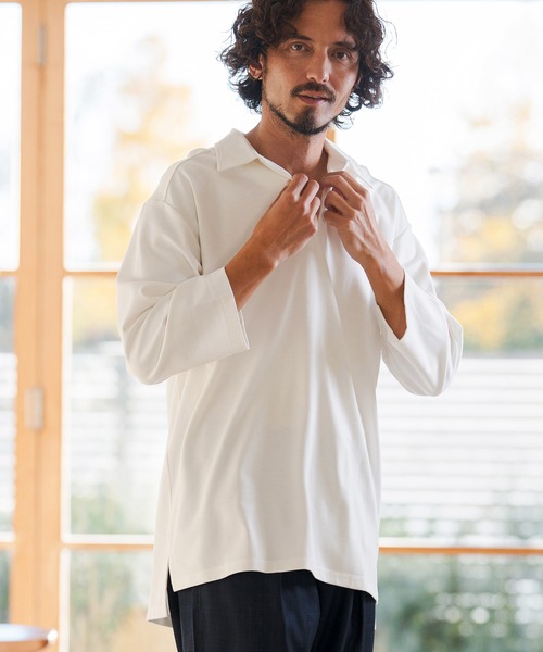 【美品】 SEEALL OVERSIZED SKIPPER POLO ポロシャツ SEEALL「OVERSIZED SKIPPER POLO」new arrivals