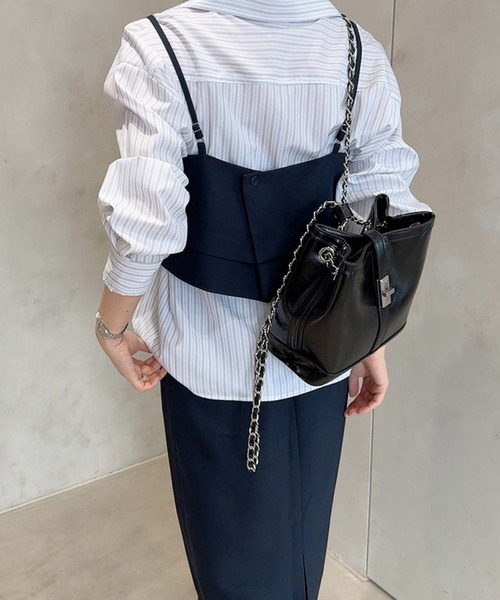 「Girly Doll」 キャミソール F ベージュ レディース_画像4