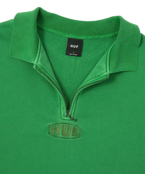 「HUF」 半袖ポロシャツ X-LARGE アイボリー メンズ_画像7