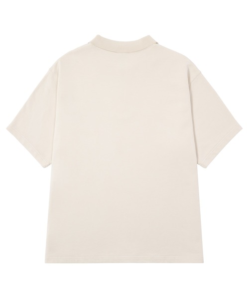 「HUF」 半袖ポロシャツ X-LARGE アイボリー メンズ_画像9