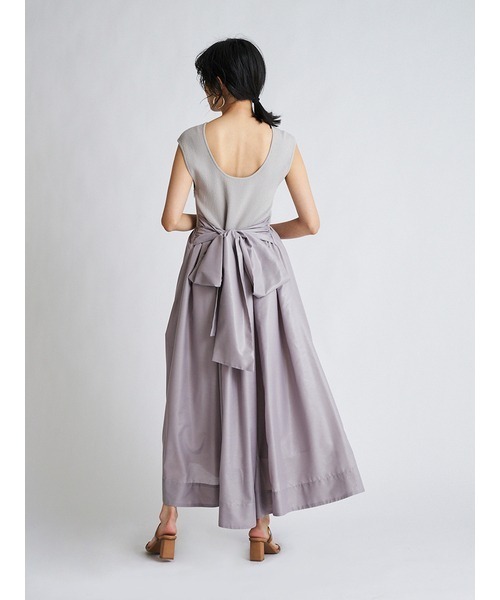 「SNIDEL」 ドッキングワンピース 0 ネイビー レディース_画像2