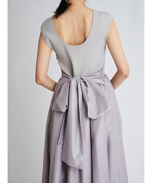 「SNIDEL」 ドッキングワンピース 0 ネイビー レディース_画像3