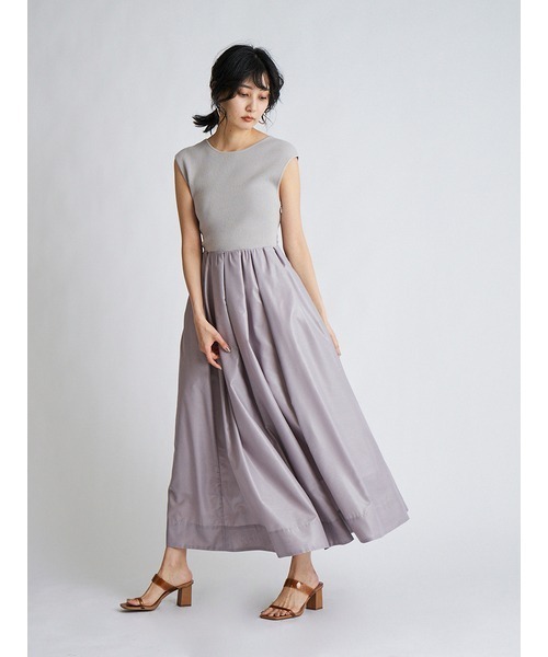 「SNIDEL」 ドッキングワンピース 0 ネイビー レディース_画像4