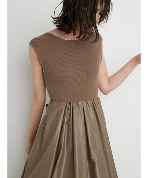 「SNIDEL」 ドッキングワンピース 0 ネイビー レディース_画像5