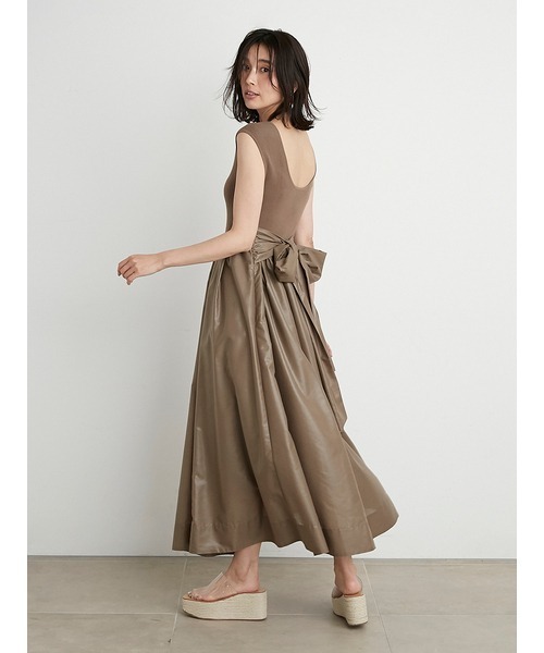 「SNIDEL」 ドッキングワンピース 0 ネイビー レディース_画像6