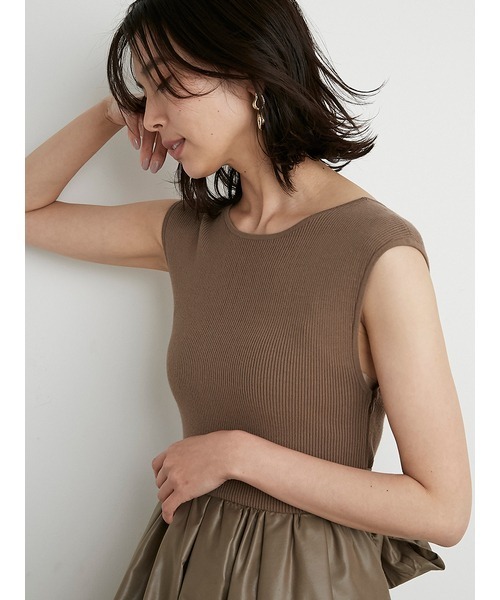 「SNIDEL」 ドッキングワンピース 0 ネイビー レディース_画像9