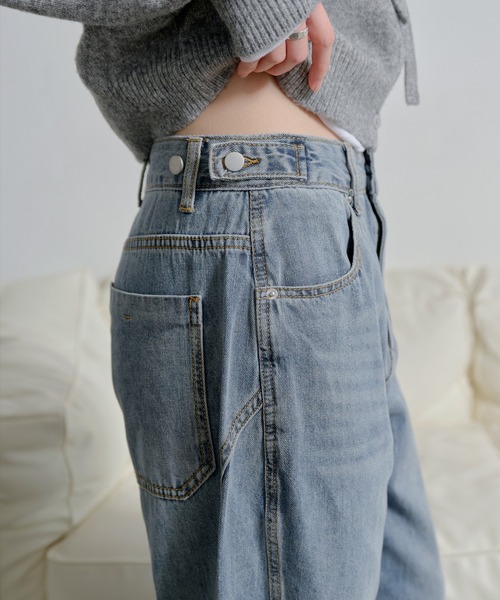 「UNE MANSION」 デニムパンツ MEDIUM ブルー系その他 レディース_画像8