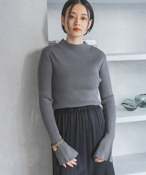 「A part by」 長袖ニット FREE ブラウン レディース_画像2