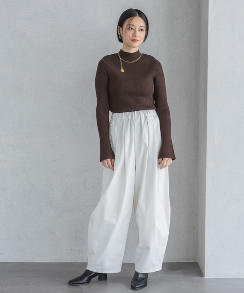 「A part by」 長袖ニット FREE ブラウン レディース_画像4