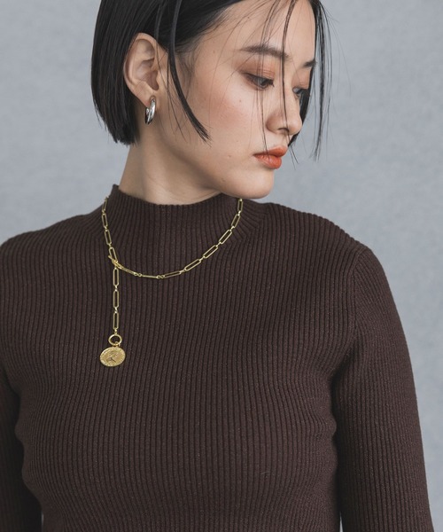 「A part by」 長袖ニット FREE ブラウン レディース_画像9