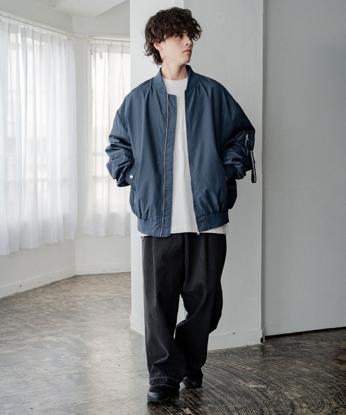 「Rocky Monroe」 ブルゾン M ネイビー メンズ_画像8