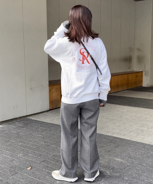 「SPORTY&RICH」 スウェットカットソー SMALL ホワイト レディース_画像5