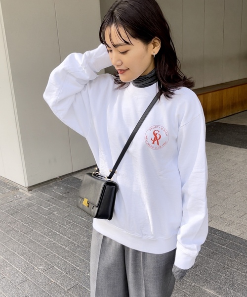 「SPORTY&RICH」 スウェットカットソー SMALL ホワイト レディース_画像8