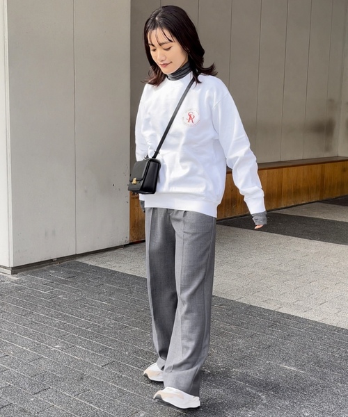 「SPORTY&RICH」 スウェットカットソー SMALL ホワイト レディース_画像9