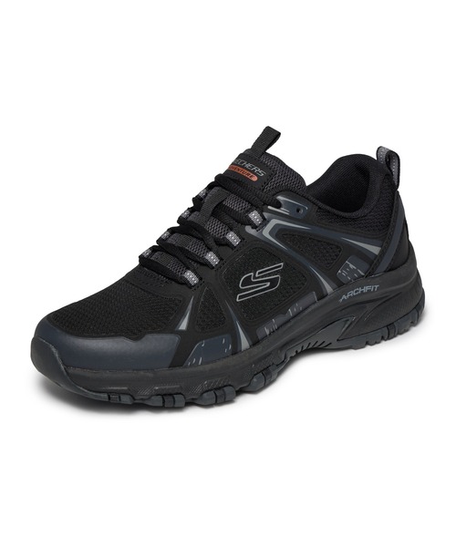 新品27.5cm スケッチャーズ黒 ワイドフィットメンズスニーカー 幅広/甲高 SKECHERS（スケッチャーズ） スニーカー アーチ フィット ヒルクレスト